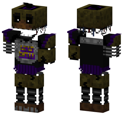 Ignited Witch Chica Minecraft Bedrock skin