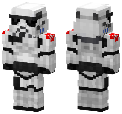 Imperial Rocket Stormtrooper Minecraft Bedrock skin