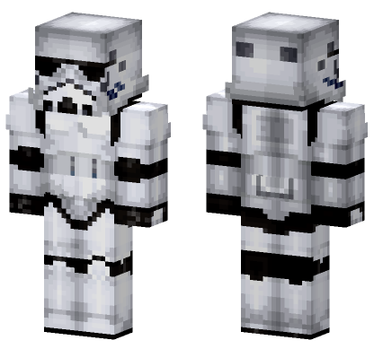 Imperial Stormtrooper Armor Minecraft Bedrock skin