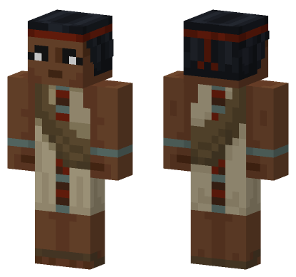 Incan Woman 2 Minecraft Bedrock skin