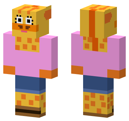 Ingrid Giraffe Minecraft Bedrock skin