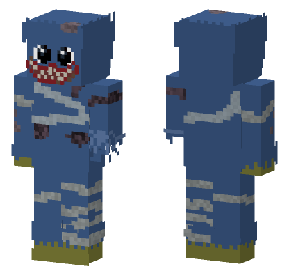 Injured Huggy Wuggy Minecraft Bedrock skin