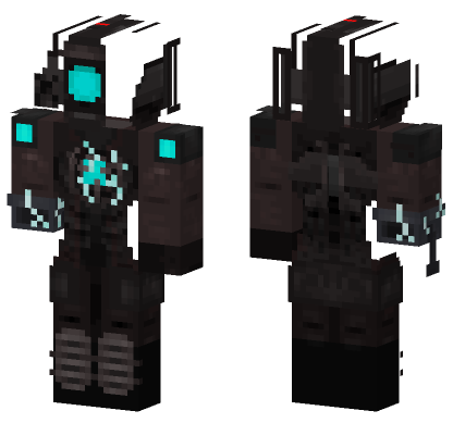 Injured Titan Cameraman Detainer Minecraft Bedrock skin