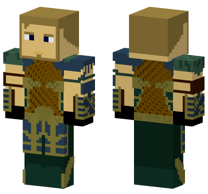 Injustice Aquaman Regime Minecraft Bedrock skin