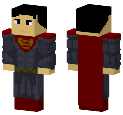 Injustice Superman Minecraft Bedrock skin