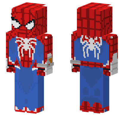 Insomniac Spider-Man Earth 1048 Minecraft Bedrock skin