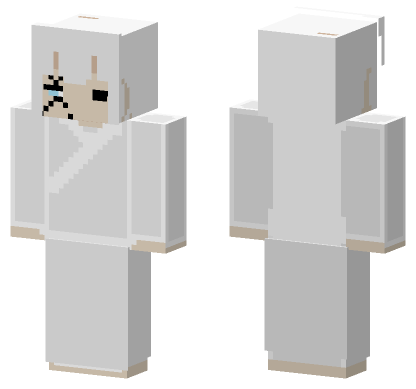 Inuyasha Kanna Minecraft Bedrock skin