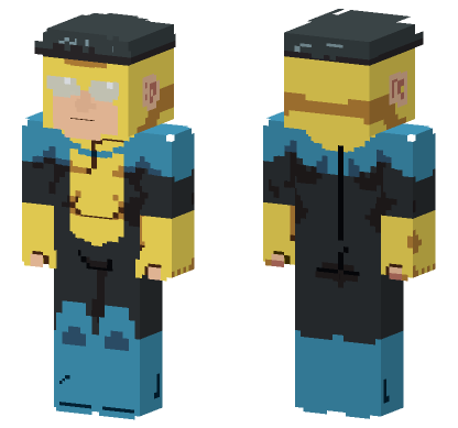 Invincible Mark Grayson Minecraft Bedrock skin