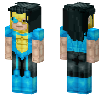 Invincible Mark Grayson Minecraft Bedrock skin