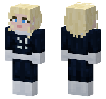 Invisible Woman Negative Zone Minecraft Bedrock skin