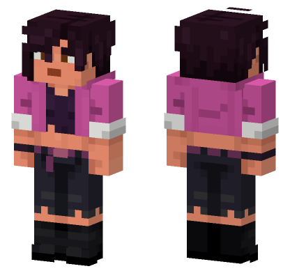 Invisigal Minecraft Bedrock skin