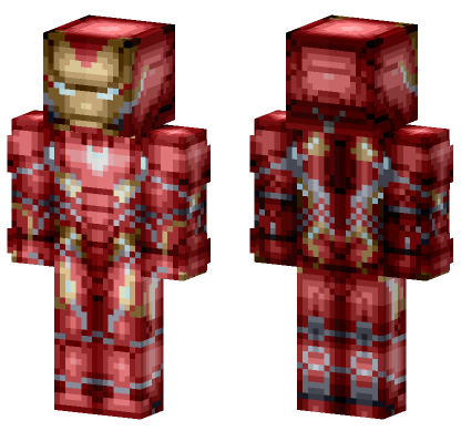Iron Man Mark L Minecraft Bedrock skin