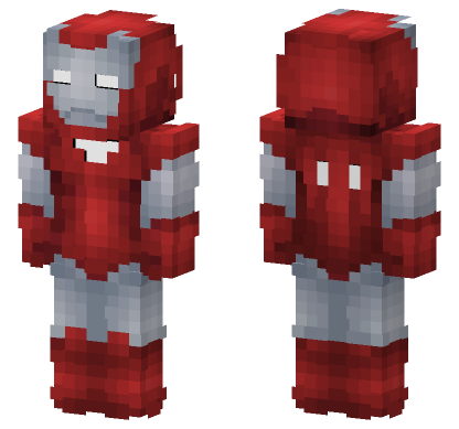 Iron Suit 4 Minecraft Bedrock skin