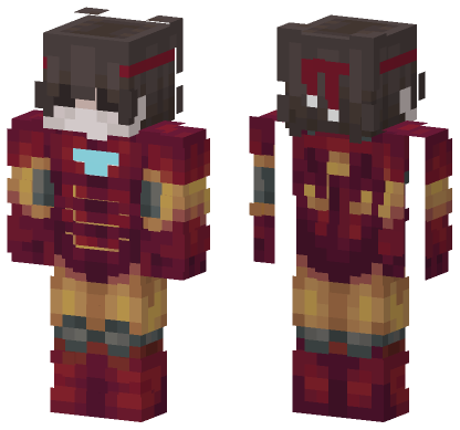 Iron Suit 5 Minecraft Bedrock skin