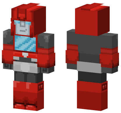 Ironhide Transformers G1 Minecraft Bedrock skin