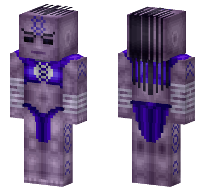 Iroque Indigo Etnibor Style Minecraft Bedrock skin