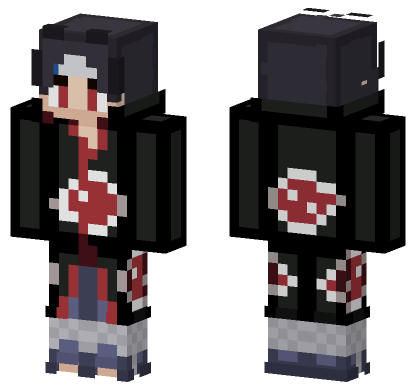 Itachi Uchiha Skin Minecraft Bedrock skin