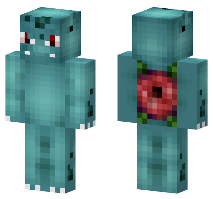 Ivysaur Pokemon Skin Minecraft Bedrock skin