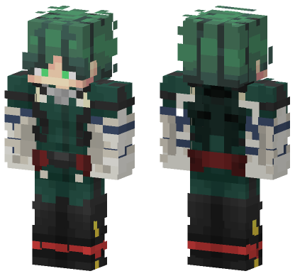 Izuku Midoriya Minecraft Bedrock skin