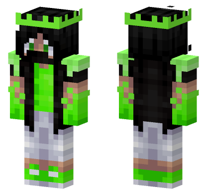 Jack Green Outfit Minecraft Bedrock skin