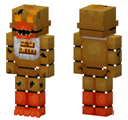 Jack-O'-Chica Adventure Minecraft Bedrock skin