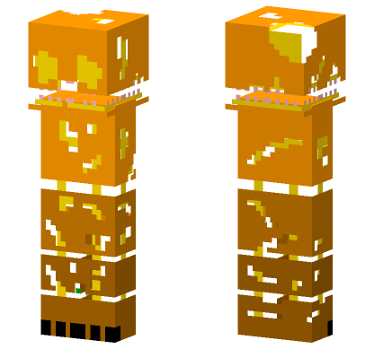 Jack O Creeper Minecraft Bedrock skin