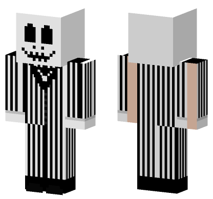 Jack Skellington Skin Minecraft Bedrock skin