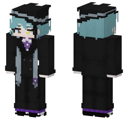 Jade Leech Twisted Wonderland Minecraft Bedrock skin