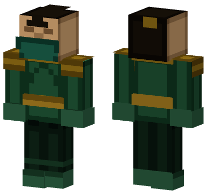 Jade Ronin Minecraft Bedrock skin