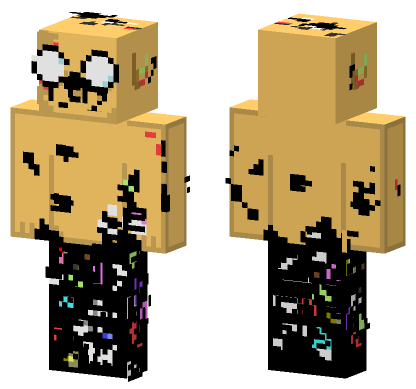 Jake Pibby Glitch Minecraft Bedrock skin