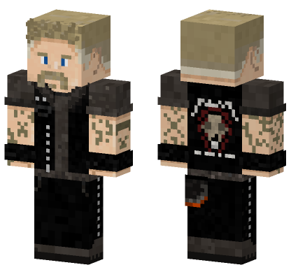 James Hetfield Premium Minecraft Bedrock skin