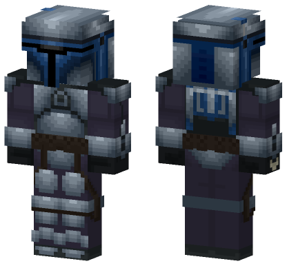 Jango Fett Skin Minecraft Bedrock skin