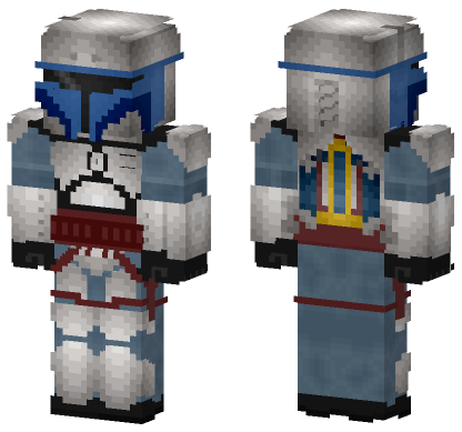 Jango Fett Star Wars Minecraft Bedrock skin