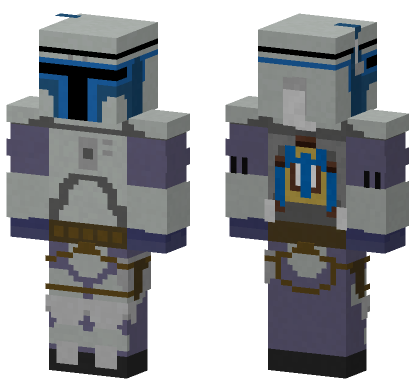 Jango Fett Star Wars Minecraft Bedrock skin