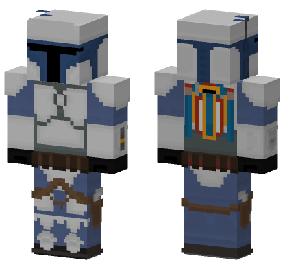 Jango Fett Star Wars Minecraft Bedrock skin