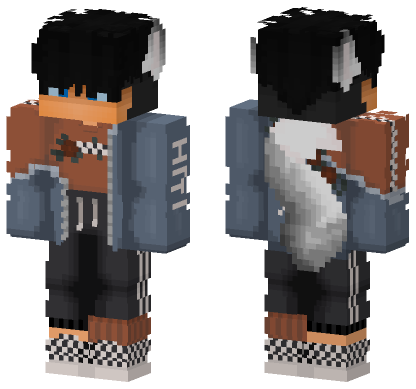 Japanese Streetwear Boy Minecraft Bedrock skin