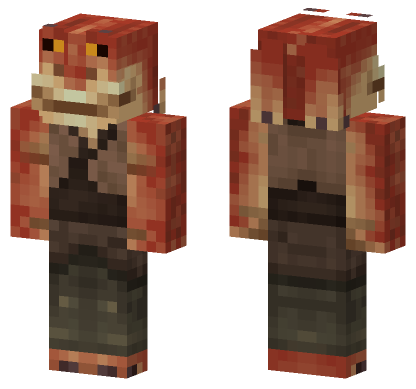 Jar Jar Binks Minecraft Bedrock skin