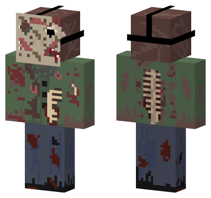 Jason Part 7 Remastered Minecraft Bedrock skin