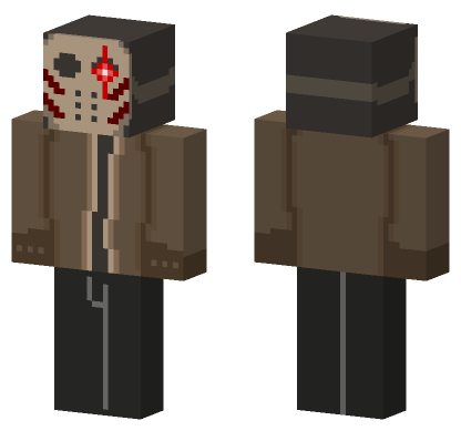 Jason Voorhees Mask Minecraft Bedrock skin