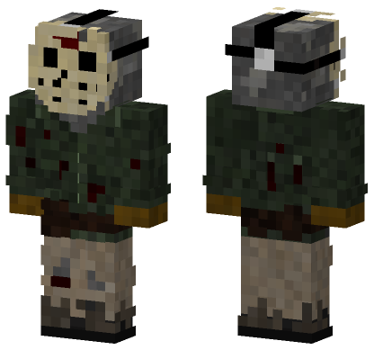 Jason Voorhees Skin Minecraft Bedrock skin