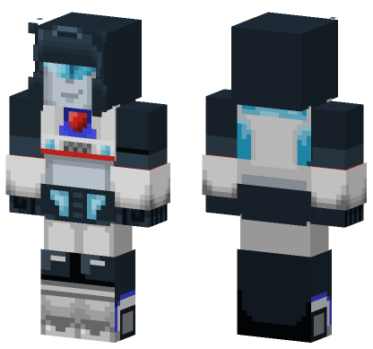 Jazz Transformers G1 Minecraft Bedrock skin