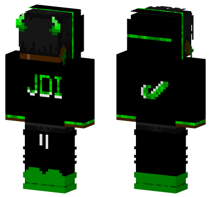 JDI Nike Hoodie Minecraft Bedrock skin