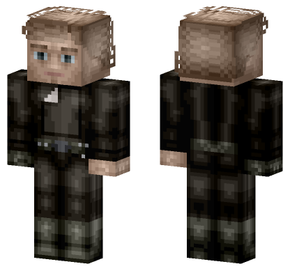 Jedi Knight Luke Skywalker Minecraft Bedrock skin