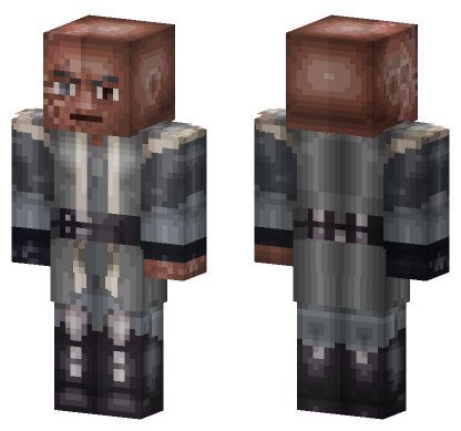 Jedi Survivor Mace Windu Minecraft Bedrock skin