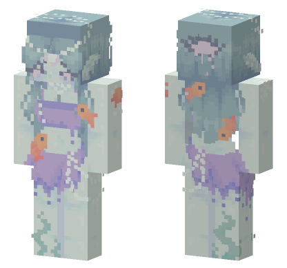 Jelly Fish Skin Minecraft Bedrock skin