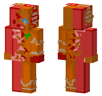 Jelly Gingerbread Skin Minecraft Bedrock skin