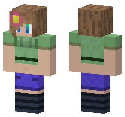 Jenny Girl Skin Minecraft Bedrock skin