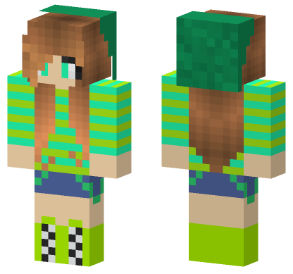 Jenny Girl Skin Minecraft Bedrock skin