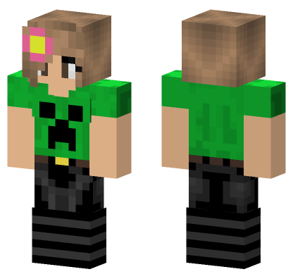 Jenny HD Skin Minecraft Bedrock skin
