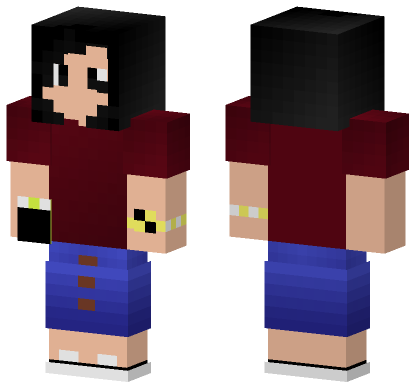 Jenny Mod HD Skin Minecraft Bedrock skin